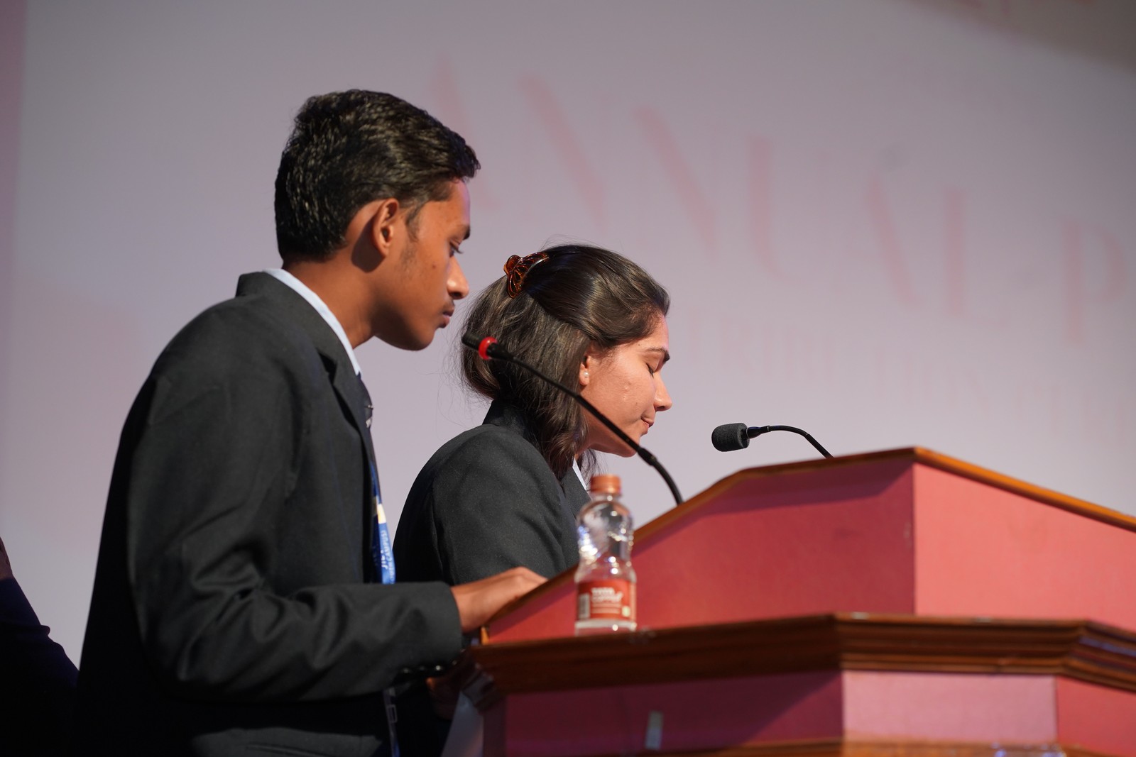 Harsh Agarwal anchoring college event